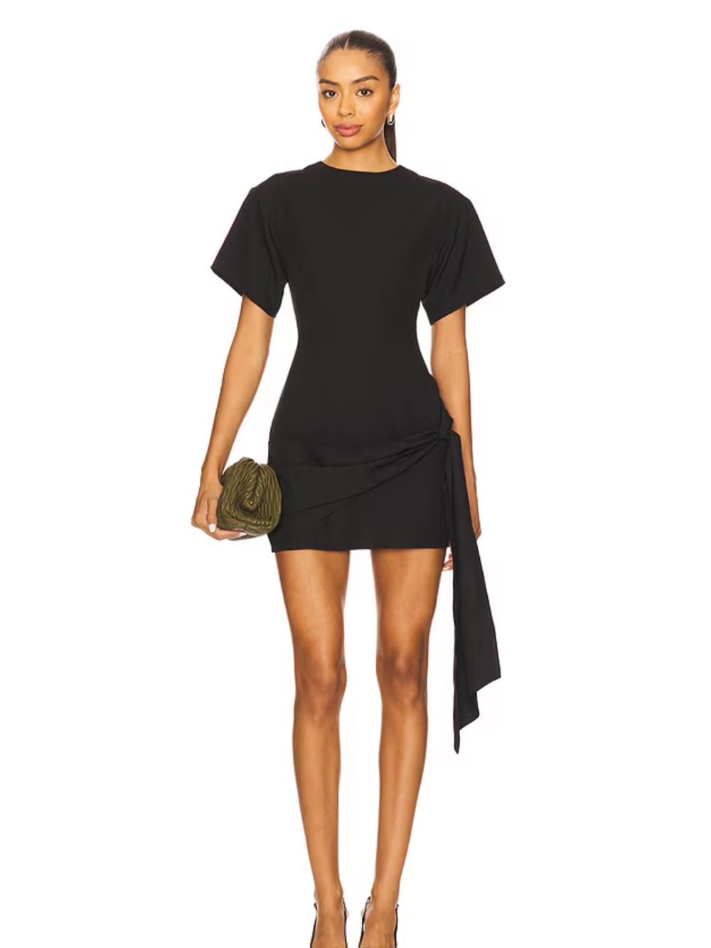 Superdown Kirana Wrap Front Dress